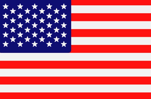 Stars and Stripes flag of the United States of America